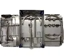 Bookwalter Abdominal Surgical Retractor Set Instruments with Sterilisation Box
